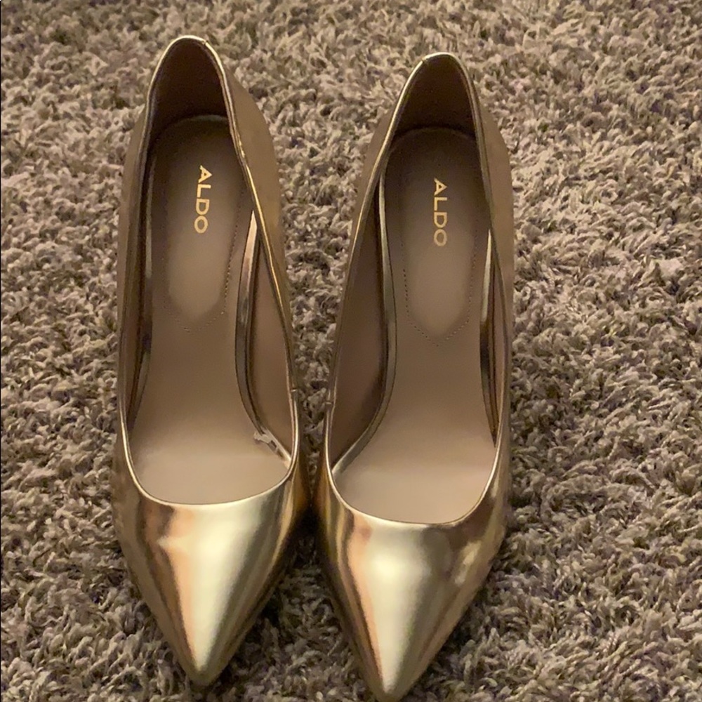 Gold heels